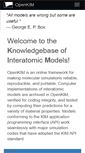 Mobile Screenshot of openkim.org